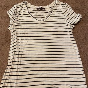 Black and white striped T-shirt